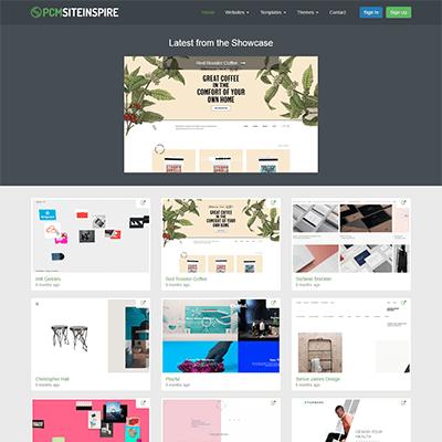 PCMSiteInspire - PHP Application for Design Inspiration Showcase