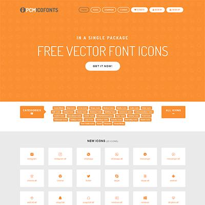 PCMIcoFonts – Icon Fonts PHP Management Software