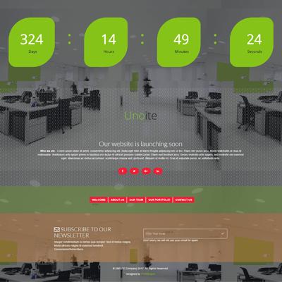 Unoite - Landing Page Construction Bootstrap Template