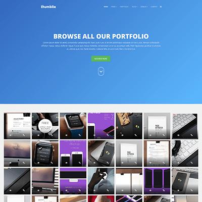 Thumbite - Google Grid Portfolio Joomla Template