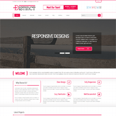 Distinct - Responsive Business Joomla Template