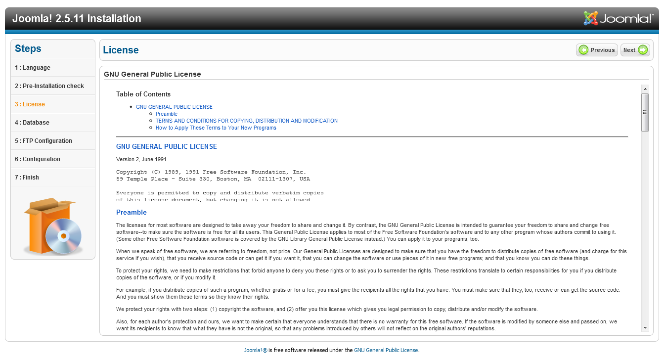 Joomla25 installation