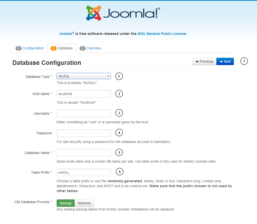 Joomla3 installation