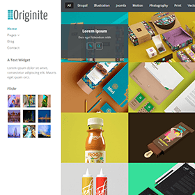 Originite - Responsive Bootstrap Portfolio WordPress Theme