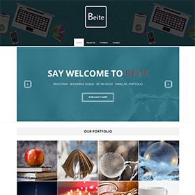 Beite - Free Portfolio Responsive Bootstrap Template