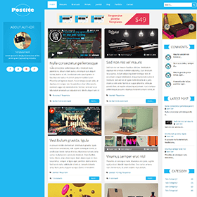 Postite - Responsive Blog Joomla Template